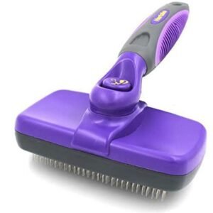 HERTZKO Self-Cleaning Slicker Brush for Dogs and Cats Pet Grooming